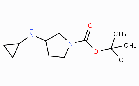 CAS No. 887587-25-9, tert-Butyl 3-(cyclopropylamino)pyrrolidine-1-carboxylate