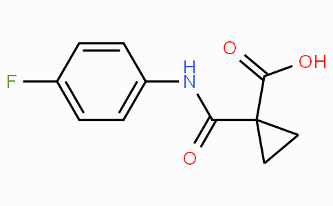 CAS No. 849217-48-7, 1-((4-Fluorophenyl)carbamoyl)cyclopropanecarboxylic acid