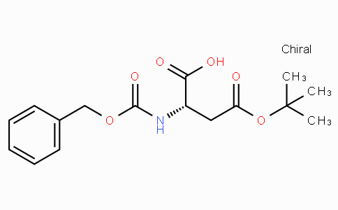 CAS No. 5545-52-8, (S)-2-(((Benzyloxy)carbonyl)amino)-4-(tert-butoxy)-4-oxobutanoic acid