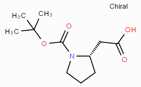 CAS No. 56502-01-3, (S)-2-(1-(tert-Butoxycarbonyl)pyrrolidin-2-yl)acetic acid