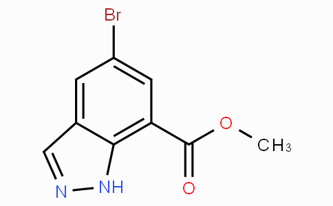 CAS No. 898747-24-5, Methyl 5-bromo-1H-indazole-7-carboxylate