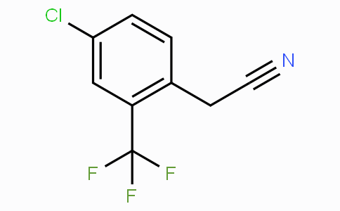 CAS No. 85386-80-7, 2-(4-Chloro-2-(trifluoromethyl)phenyl)acetonitrile