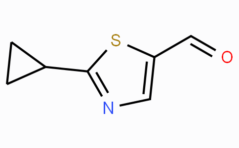 CAS No. 877385-86-9, 2-Cyclopropylthiazole-5-carbaldehyde
