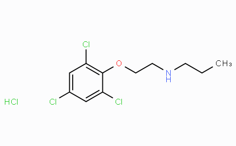 CAS No. 551952-55-7, N-(2-(2,4,6-Trichlorophenoxy)ethyl)propan-1-amine hydrochloride