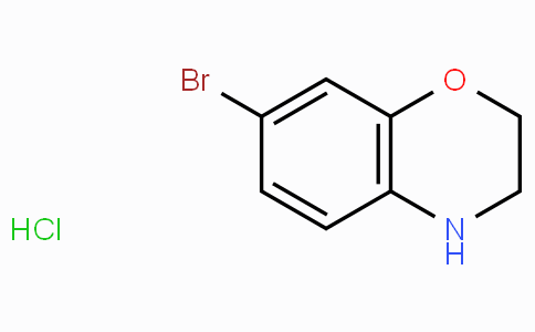 CAS No. 1350738-87-2, 7-Bromo-3,4-dihydro-2H-benzo[b][1,4]oxazine hydrochloride