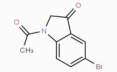 CAS No. 106698-07-1, 1-Acetyl-5-bromoindolin-3-one