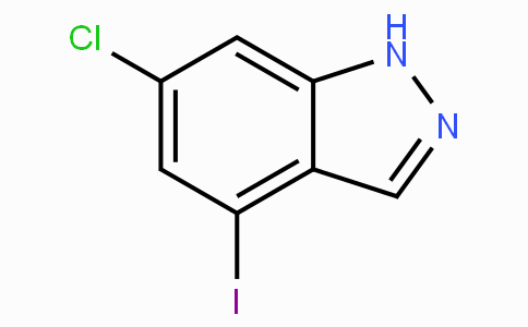 CAS No. 885519-56-2, 6-Chloro-4-iodo-1H-indazole
