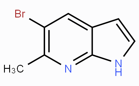 CAS No. 958358-00-4, 5-Bromo-6-methyl-1H-pyrrolo[2,3-b]pyridine