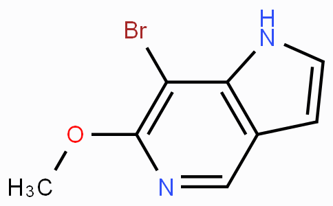 CAS No. 1190314-42-1, 7-Bromo-6-methoxy-1H-pyrrolo[3,2-c]pyridine