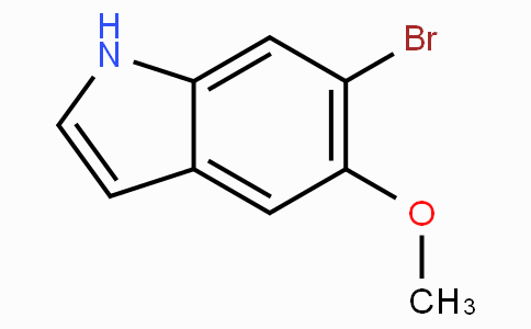 CAS No. 106103-36-0, 6-Bromo-5-methoxy-1H-indole