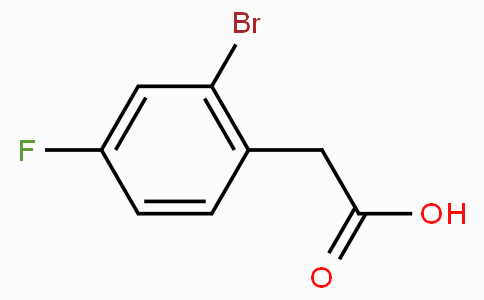 CAS No. 61150-59-2, 2-(2-Bromo-4-fluorophenyl)acetic acid