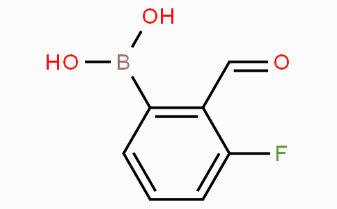 CAS No. 871126-15-7, (3-Fluoro-2-formylphenyl)boronic acid