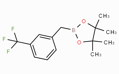 CAS No. 1190235-39-2, 4,4,5,5-Tetramethyl-2-(3-(trifluoromethyl)benzyl)-1,3,2-dioxaborolane