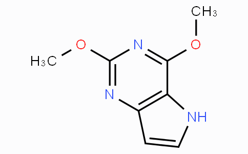 CAS No. 84538-40-9, 2,4-Dimethoxy-5H-pyrrolo[3,2-d]pyrimidine