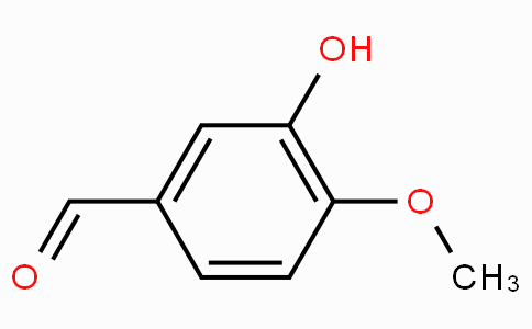 CAS No. 621-59-0, 3-Hydroxy-4-methoxybenzaldehyde