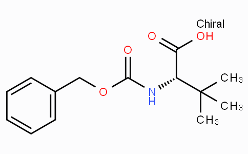 CAS No. 62965-10-0, (S)-2-(((Benzyloxy)carbonyl)amino)-3,3-dimethylbutanoic acid