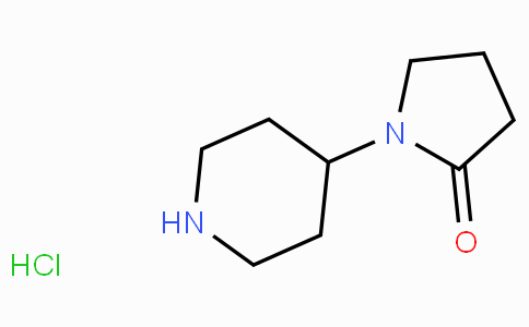 CAS No. 548769-02-4, 1-(Piperidin-4-yl)pyrrolidin-2-one hydrochloride