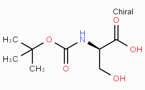 CAS No. 6368-20-3, (R)-2-((tert-Butoxycarbonyl)amino)-3-hydroxypropanoic acid