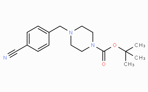CAS No. 849237-14-5, tert-Butyl 4-(4-cyanobenzyl)piperazine-1-carboxylate