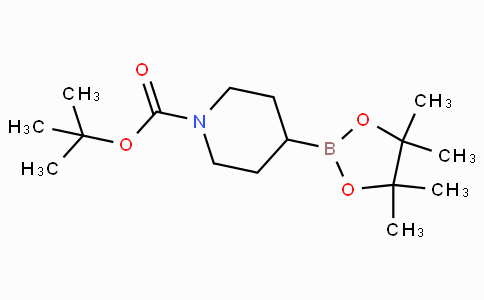 CAS No. 1048970-17-7, tert-Butyl 4-(4,4,5,5-tetramethyl-1,3,2-dioxaborolan-2-yl)piperidine-1-carboxylate