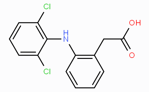 CAS No. 15307-86-5, 2-(2-((2,6-Dichlorophenyl)amino)phenyl)acetic acid