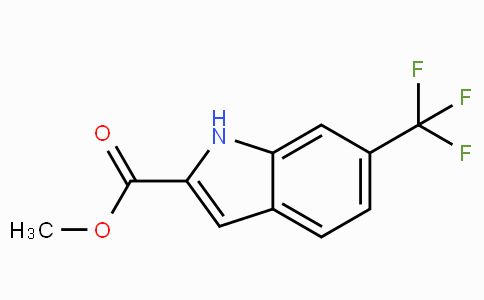 CAS No. 887360-34-1, Methyl 6-(trifluoromethyl)-1H-indole-2-carboxylate