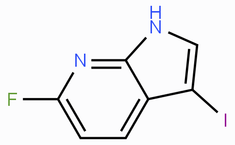 CAS No. 1190319-92-6, 6-Fluoro-3-iodo-1H-pyrrolo[2,3-b]pyridine