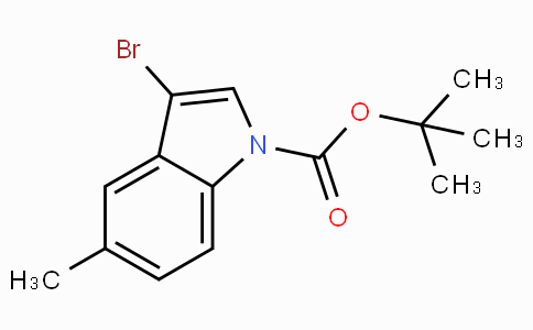 CAS No. 914349-24-9, tert-Butyl 3-bromo-5-methyl-1H-indole-1-carboxylate