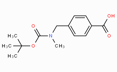 CAS No. 210963-04-5, 4-(((tert-Butoxycarbonyl)(methyl)amino)methyl)benzoic acid