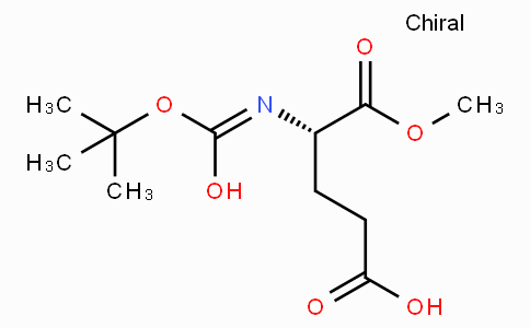 CAS No. 72086-72-7, (S)-4-((tert-Butoxy(hydroxy)methylene)amino)-5-methoxy-5-oxopentanoic acid