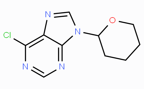 CAS No. 7306-68-5, 6-Chloro-9-(tetrahydro-2-pyranyl)-purine