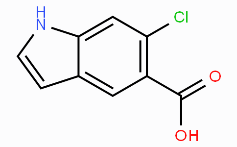 CAS No. 256935-86-1, 6-Chloro-1H-indole-5-carboxylic acid
