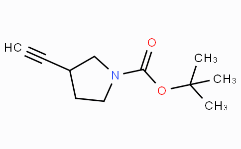 CAS No. 287193-00-4, tert-Butyl 3-ethynylpyrrolidine-1-carboxylate