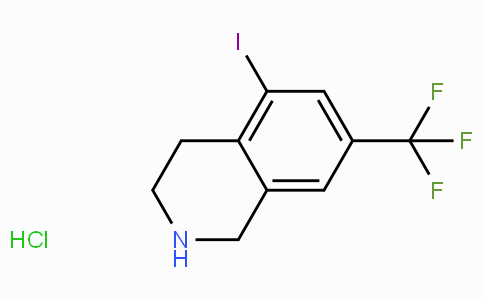 CAS No. 1187830-65-4, 5-Iodo-7-(trifluoromethyl)-1,2,3,4-tetrahydroisoquinoline hydrochloride
