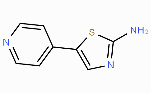 CAS No. 40353-55-7, 5-(Pyridin-4-yl)thiazol-2-amine