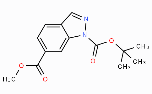 CAS No. 1126424-50-7, 1-tert-Butyl 6-methyl 1H-indazole-1,6-dicarboxylate