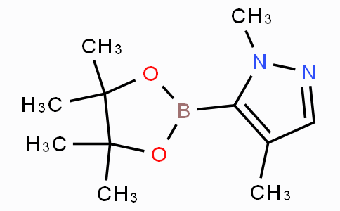 CAS No. 1047644-76-7, 1,4-Dimethyl-5-(4,4,5,5-tetramethyl-1,3,2-dioxaborolan-2-yl)-1H-pyrazole