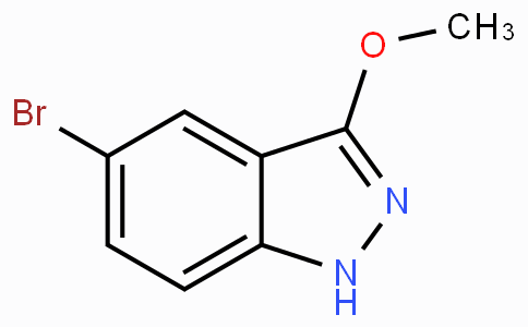 CAS No. 201483-49-0, 5-Bromo-3-methoxy-1H-indazole