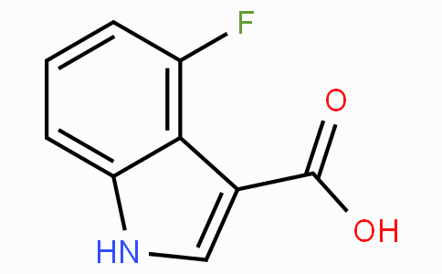 CAS No. 23077-42-1, 4-Fluoro-1H-indole-3-carboxylic acid