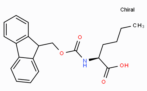 CAS No. 77284-32-3, (S)-2-((((9H-Fluoren-9-yl)methoxy)carbonyl)amino)hexanoic acid