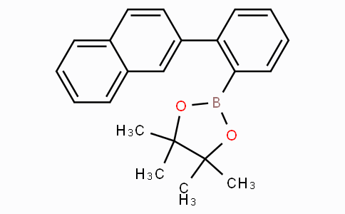 CAS No. 1062555-59-2, 4,4,5,5-Tetramethyl-2-(2-(naphthalen-2-yl)phenyl)-1,3,2-dioxaborolane