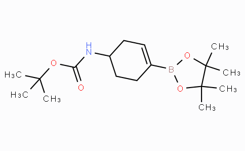 CAS No. 1251732-64-5, tert-Butyl (4-(4,4,5,5-tetramethyl-1,3,2-dioxaborolan-2-yl)cyclohex-3-en-1-yl)carbamate