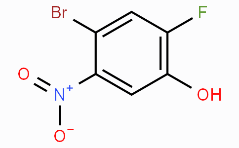CAS No. 661463-12-3, 4-Bromo-2-fluoro-5-nitrophenol