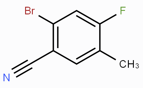 CAS No. 916792-07-9, 2-Bromo-4-fluoro-5-methylbenzonitrile