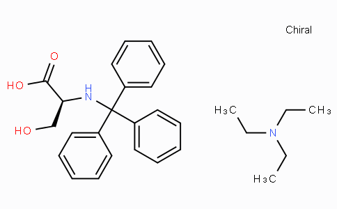 CAS No. 111061-44-0, Triethylamine (S)-3-hydroxy-2-(tritylamino)propanoate