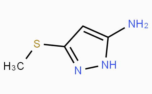 CAS No. 117736-74-0, 3-(Methylthio)-1H-pyrazol-5-amine