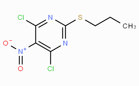 CAS No. 145783-14-8, 4,6-Dichloro-5-nitro-2-(propylthio)pyrimidine