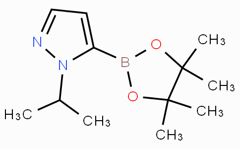 CAS No. 1282518-60-8, 1-Isopropyl-5-(4,4,5,5-tetramethyl-1,3,2-dioxaborolan-2-yl)-1H-pyrazole