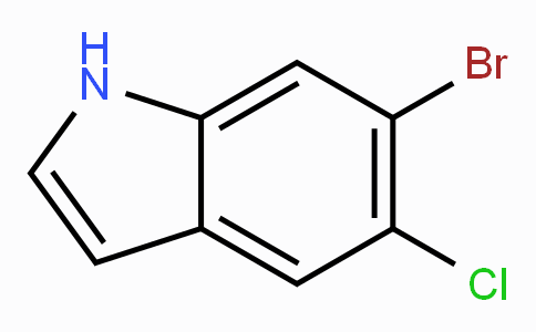 CAS No. 1191028-50-8, 6-Bromo-5-chloro-1H-indole