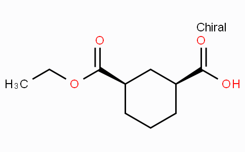 CAS No. 227783-08-6, (1S,3R)-3-(Ethoxycarbonyl)cyclohexanecarboxylic acid